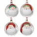 Old St. Nick Assorted Ornaments - Set of 4 4"D