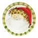 Old St. Nick Dinner Plate - Animal Hat 10.75"D