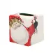 Old St. Nick Tissue Box 5.25"Sq, 5.75"H