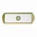 Arcades Green Rectangular Cake Platter