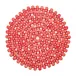 Round Bamboo Coral Placemat
