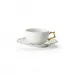 Corail Gold Tea Cup & Saucer 6.34 Oz