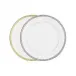 Plumes White/Gold Deep Platter 31.5 Cm 55 Cl