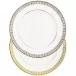 Plumes White/Platinum Dessert Plate 22 Cm