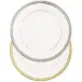 Plumes White/Platinum Large Dinner Plate 28 Cm