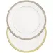 Plumes White/Gold Salad Plate 19.2 Cm