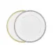 Plumes White/Gold Tart Platter 31.5 Cm