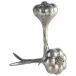 Farmer's Market Pewter Garlic Salt And Pepper Set