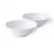 White Fluted Bowl 35 cl 11.83 oz, 16 cm 6.3 in 2 pack