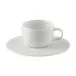 Magic Flute White After Dinner Saucer 4 1/2 in (Special Order)