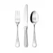 Perles 5-Pc Place Setting Solid Handle 18/10 Stainless Steel