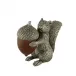 Woodland Creatures Squirrel With Wood Acorn Salt And Pepper Set