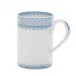 Cornflower Lace Mug 4.25"