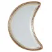 Chinoise Blue Crescent Salad Plate 8.25" x 4.25"