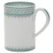 Green Lace Mug 4.25"