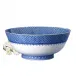 Blue Lace Round Serving Bowl 9"