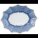 Blue Lace 12-Sided Lobed Tray Small 6.5"x8.25"