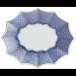 Blue Lace 12-Sided-Lobed Tray Large 9.25" x 11.5"