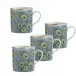 Peacock Mug Set of Four