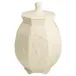 Footed Octagonal Urn W Cover 13"X8"