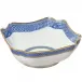 Indigo Wave Square Bowl Large 9"