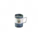 Indigo Wave Mug with Eagle 4.25"