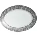Salamanque Platinum White Oval Dish/Platter 41 in. x 30 in.