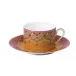 Dhara Red Tea Saucer (Special Order)