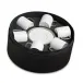 Soie Tressee Platinum Espresso Cup + Saucer (Gift Box of 6)