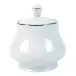 Colbert White Platinum Filet Sugar Bowl (Special Order)