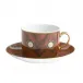 Tortoise Tea Cup & Saucer 3.25"