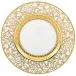 Tolède Or/Gold White Bread & Butter Plate Diam 6.3 in