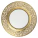 Tolede Gold Ivory Cake Dish With Handles Round 9.8 in.