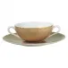 Tresor Beige Cream Soup Saucer Motif N°1 Diam 7.5 in