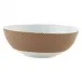 Tresor Beige Salad Bowl Large Motif N°2 Diam 10.4 in