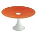 Tresor Orange Petit Four Stand Medium Motif N°2 Diam 8.7 in