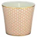 Tresor Orange Candle Pot motive No3 Round 3.34645 in. in a gift box