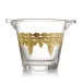 Vetro Gold Ice Bucket 7.25" H x 7.5" D