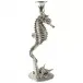 Sea And Shore Pewter Seahorse Candlestick