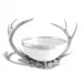 Lodge Style Pewter Antler Bowl