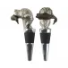 Morning Hunt Labrador And Duck Pewter Bottle Stopper