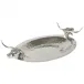 Western Frontier Long Horn Steer Tray, Steel