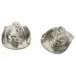 Western Frontier Pewter Cowboy Hat Salt And Pepper Set