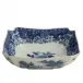 Metropolitan Low Square Blue & White Bowl 8.5"