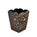Scalloped Tortoiseshell Lacquer Bin