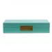 4 x 9 in Blue With Jewelry Gold Small Storage Box