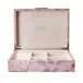 Chinoiserie Pink Box with Silver Large
