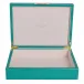 8 x 11 in Green Shagreen Gold Large Storage Box