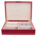 8 x 11 in Pink Shagreen Gold J Large Storage Box