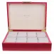 8 x 11 in Pink Shagreen Gold W Large Storage Box